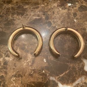 Horseshoe shaped earrings